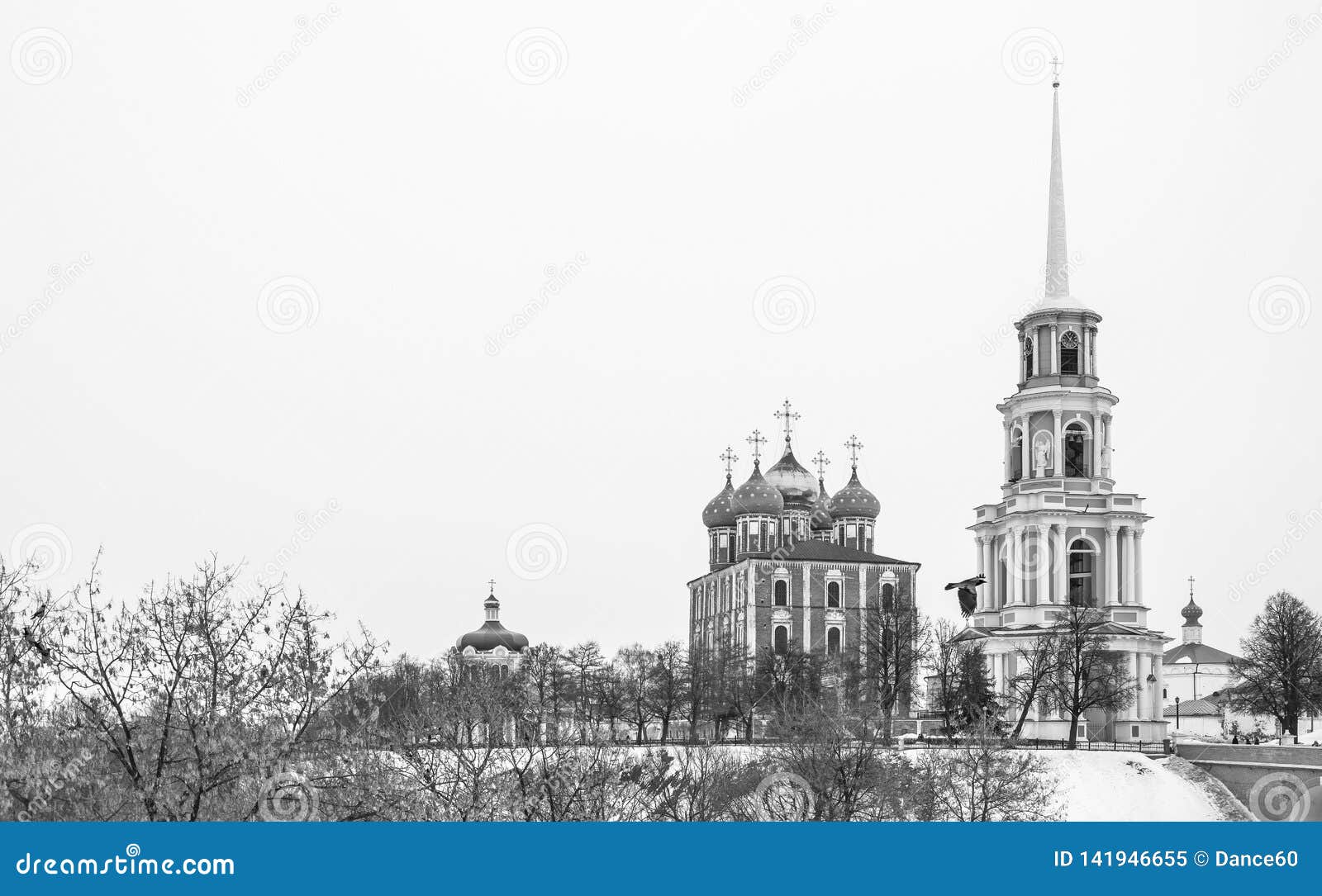 Очертания Рязанского Кремля